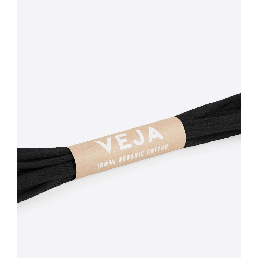 Veja LACES ORGANIC COTTON Schoenen Heren Zwart | BE 207FDN